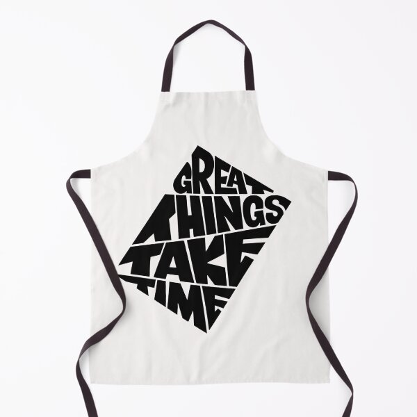 Item preview, Great Things Take Time – Bold Motivational Typography Design designed and sold by Bizertart.