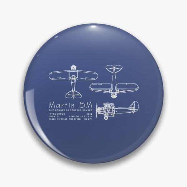 Item preview, Martin BM Biplane Torpedo Bomber Blueprints Infographic designed and sold by MilitaryMart.