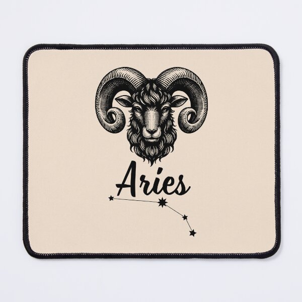 Item preview, Aries Zodiac Sign Minimalist designed and sold by MinervasCrafts.