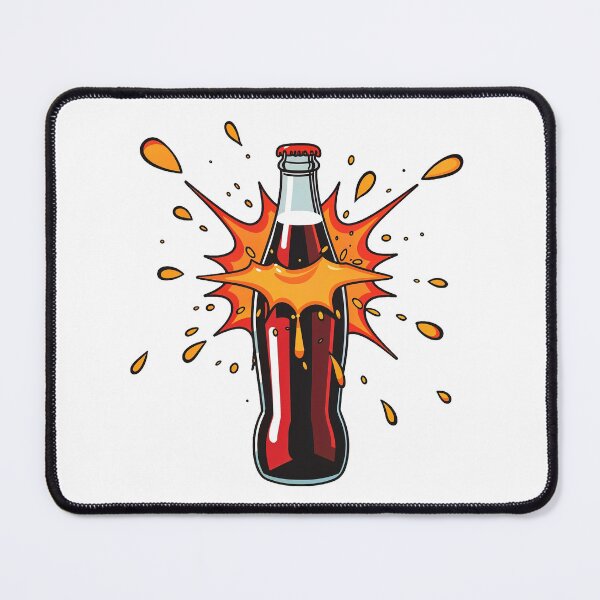 Item preview, Exploding Soda Pop - Retro Cartoon Cola Bottle designed and sold by Insight-Ink.