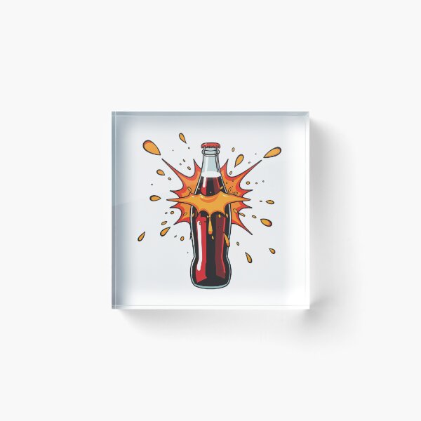 Item preview, Exploding Soda Pop - Retro Cartoon Cola Bottle designed and sold by Insight-Ink.