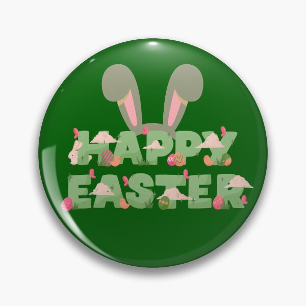 Item preview, Happy Easter Bunny Ears Cute Spring Eggs Design. designed and sold by LunaPrintCo.