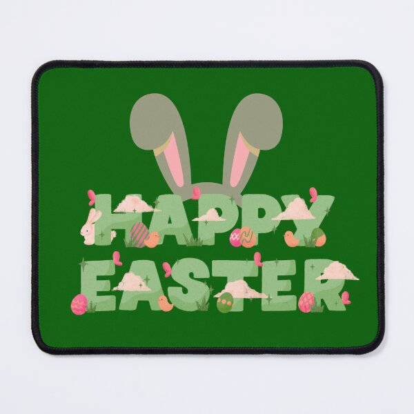 Item preview, Happy Easter Bunny Ears Cute Spring Eggs Design. designed and sold by LunaPrintCo.