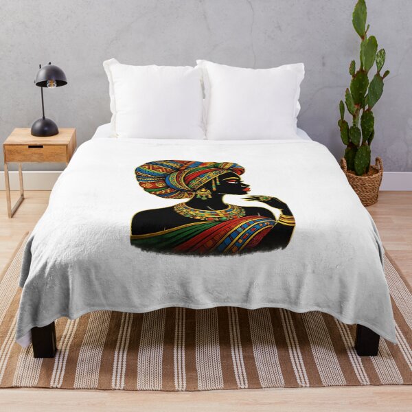 Item preview, African Queen – Vibrant Tribal Heritage Woman Art designed and sold by Aura.Creative.