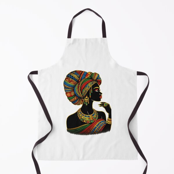 Item preview, African Queen – Vibrant Tribal Heritage Woman Art designed and sold by Aura.Creative.