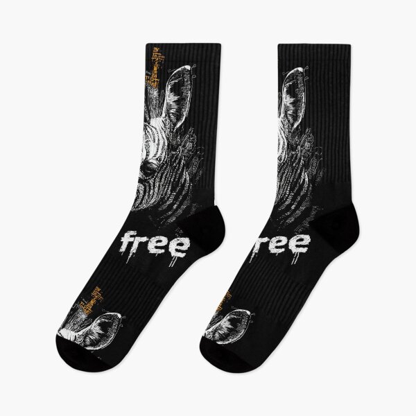 Item preview, Advocate for Wildlife Freedom with a Stylized Zebra Head in Textured Patterns and Born Free Message designed and sold by OlfactoART Studio.