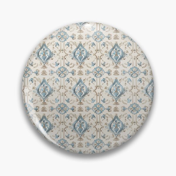 Item preview, Vintage Shabby Chic Blue Pattern designed and sold by LouieVanille.
