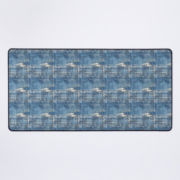 Item preview, Vintage Shabby Chic Blue Pattern designed and sold by LouieVanille.