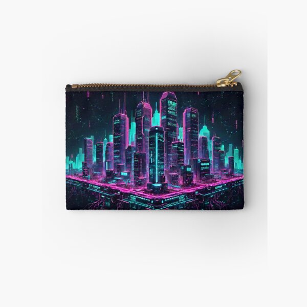 Artikelvorschau, Neon Cyberpunk Metropolis entworfen und verkauft von Pixelrooted.