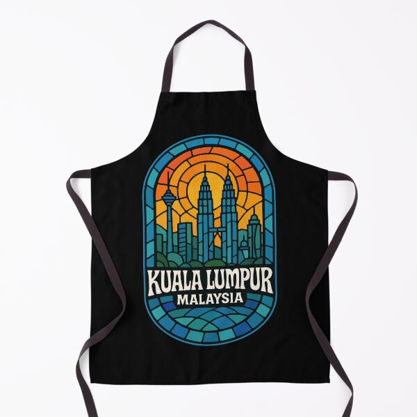 Item preview, Kuala Lumpur Malaysia Stained Glass Travel designed and sold by TomFrontierArt.