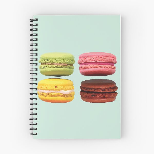 Item preview, Colorful Macaron Quartet on Mint Background designed and sold by Arturo Daniel Garcia Palomo.