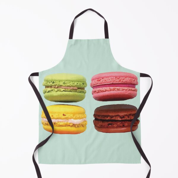 Item preview, Colorful Macaron Quartet on Mint Background designed and sold by Arturo Daniel Garcia Palomo.