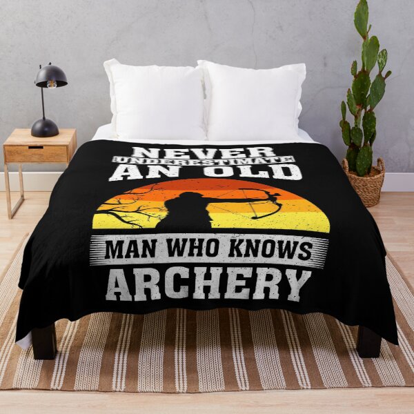 Item preview, Never Underestimate an Old Man Who knows Archery designed and sold by CosmoKitsch.