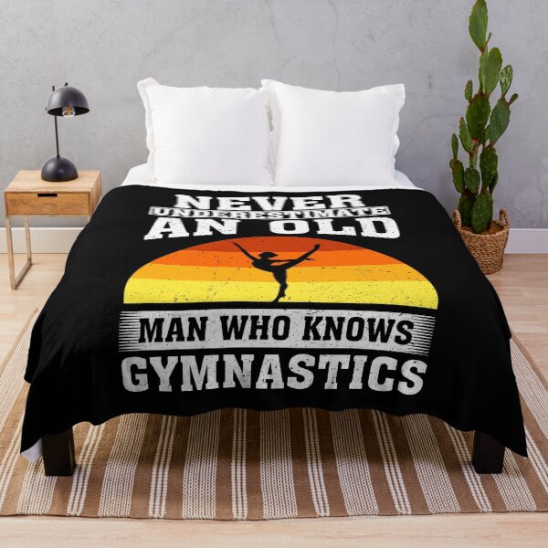 Item preview, Never Underestimate an Old Man Who knows gymnastics designed and sold by CosmoKitsch.