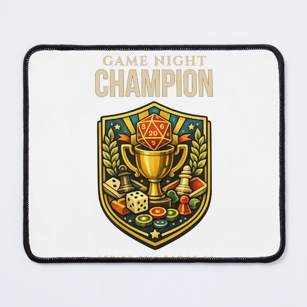 Item preview, Game Night Champion Board Game Gamer designed and sold by WitWorksCo.
