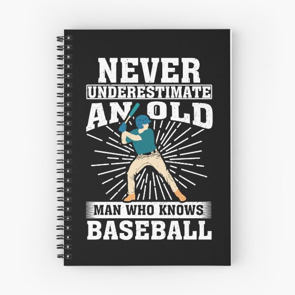 Item preview, Never Underestimate an Old Man Who knows Baseball designed and sold by CosmoKitsch.