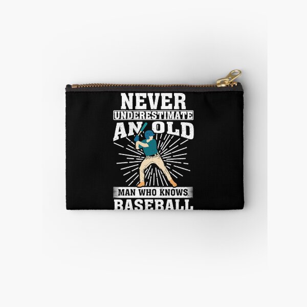 Item preview, Never Underestimate an Old Man Who knows Baseball designed and sold by CosmoKitsch.