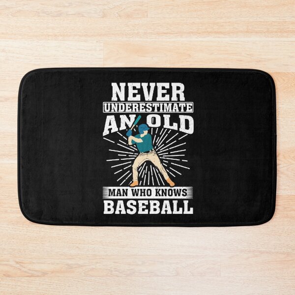 Item preview, Never Underestimate an Old Man Who knows Baseball designed and sold by CosmoKitsch.