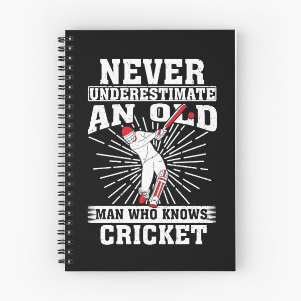 Item preview, Never Underestimate an Old Man Who knows cricket designed and sold by CosmoKitsch.