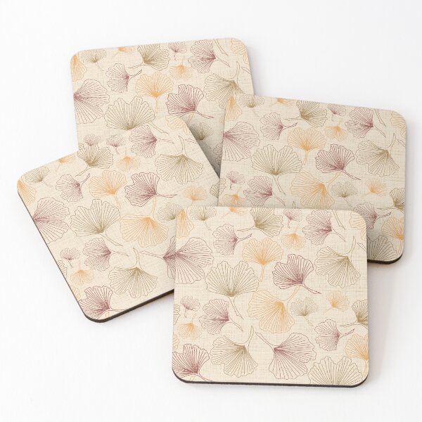 Item preview, The elegance of the Ginkgo: Japanese Botanical Motif designed and sold by Nekogobido.