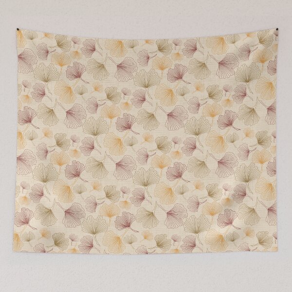 Item preview, The elegance of the Ginkgo: Japanese Botanical Motif designed and sold by Nekogobido.