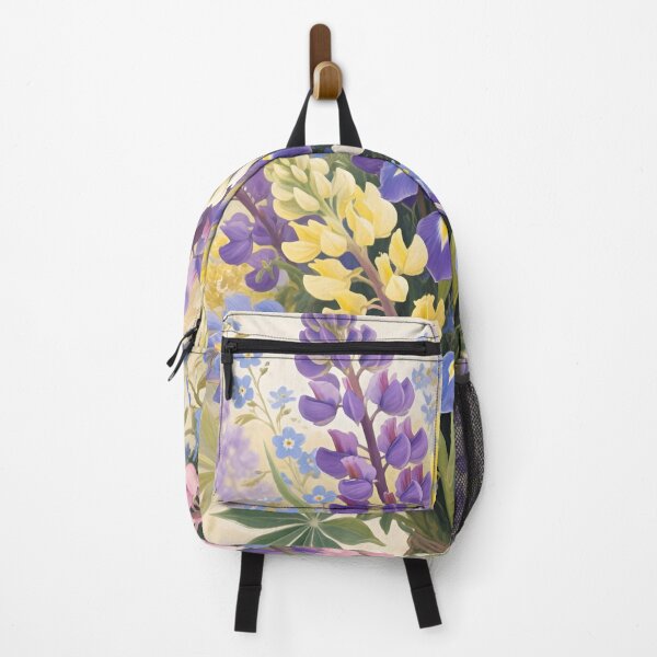 Item preview, Lupine Wildflower Bouquet Watercolor | Mountain Meadow Botanical Floral Art designed and sold by Debbie Schulte.