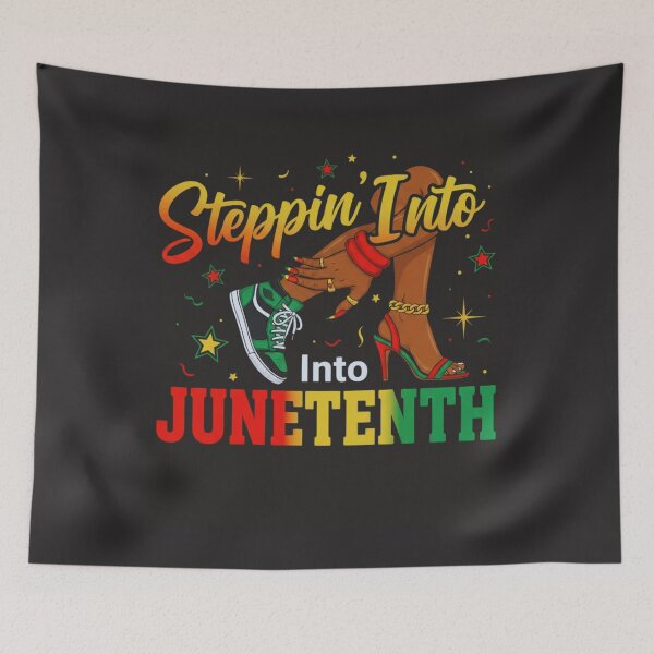 Item preview, Steppin' Into Juneteenth | Black Pride Sneaker and Heel Design designed and sold by FormalDehyena.