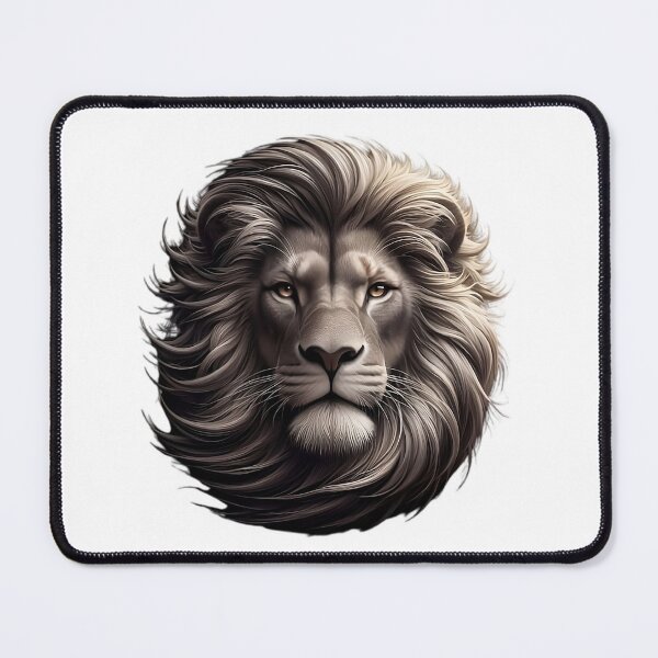 Item preview, Dark Mane Lion Head Intense Portrait designed and sold by Zodiac Celestial Art.