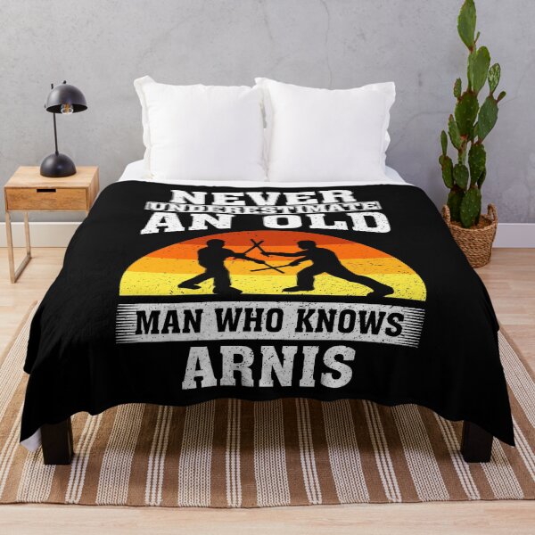 Item preview, Never Underestimate an Old Man Who knows Arnis designed and sold by CosmoKitsch.