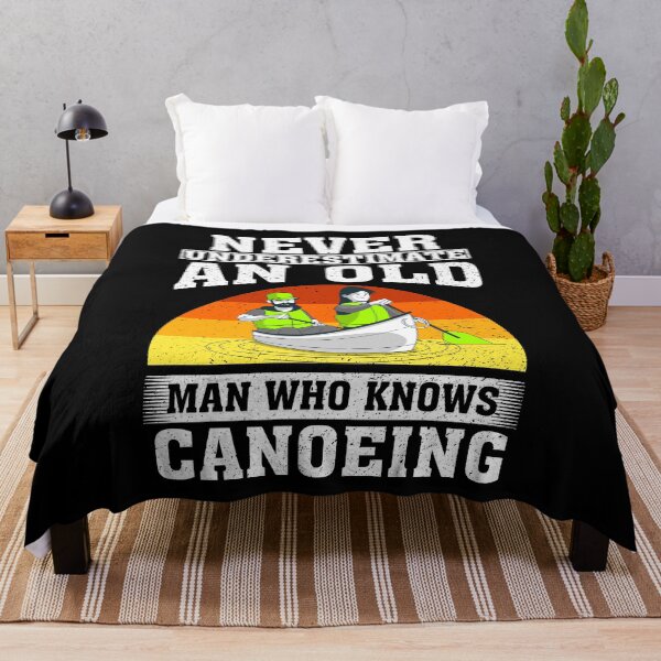 Item preview, Never Underestimate an Old Man Who knows Canoeing designed and sold by CosmoKitsch.