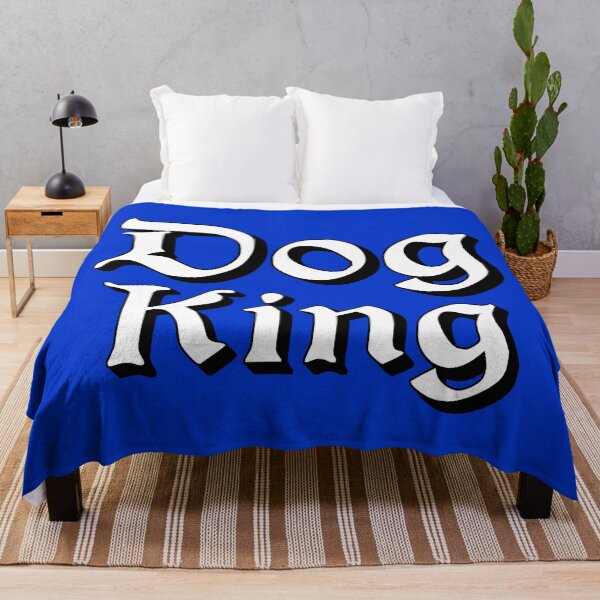 Item preview, Dog King in Medieval Typography designed and sold by Memes N Lore .