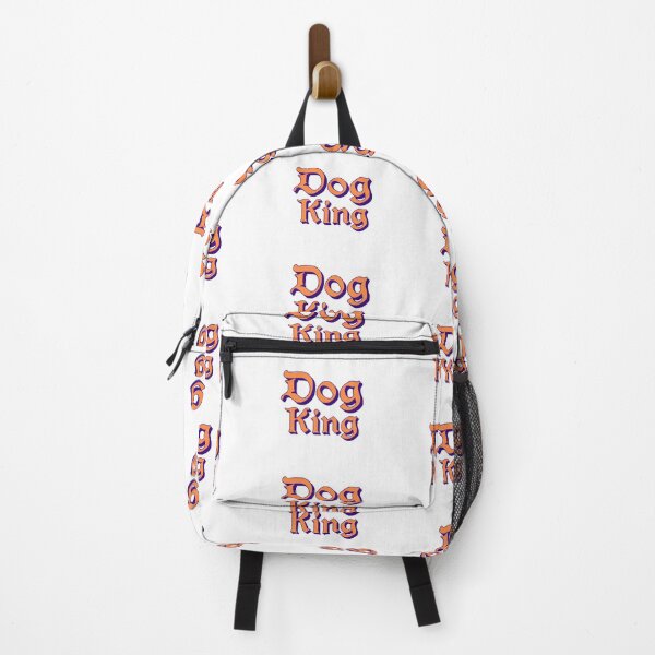 Item preview, Dog King in Orange Medieval Typography designed and sold by Memes N Lore .