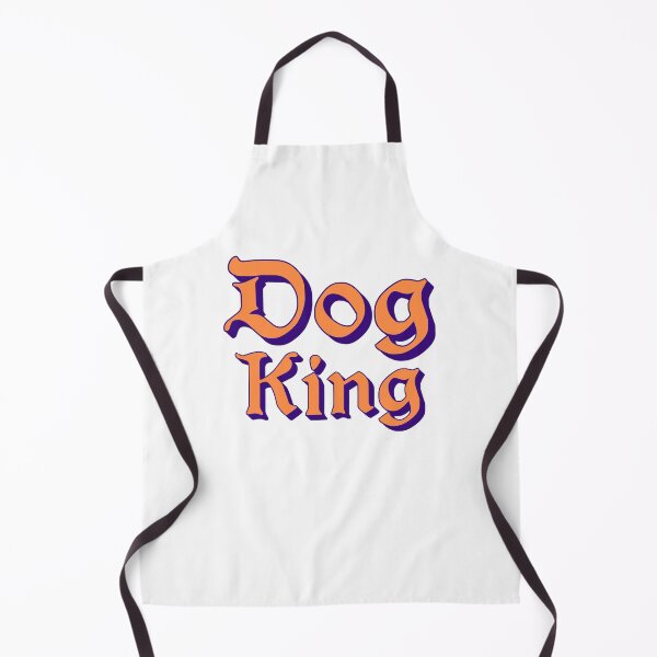 Item preview, Dog King in Orange Medieval Typography designed and sold by Memes N Lore .