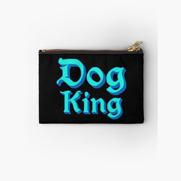 Item preview, Dog King in Blue Medieval Typography designed and sold by Memes N Lore .