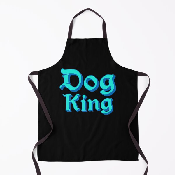 Item preview, Dog King in Blue Medieval Typography designed and sold by Memes N Lore .