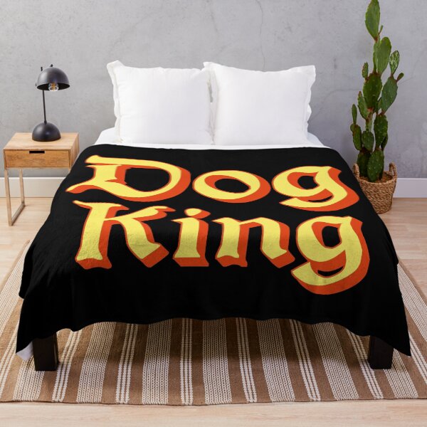 Item preview, Dog King in Yellow Medieval Typography designed and sold by Memes N Lore .