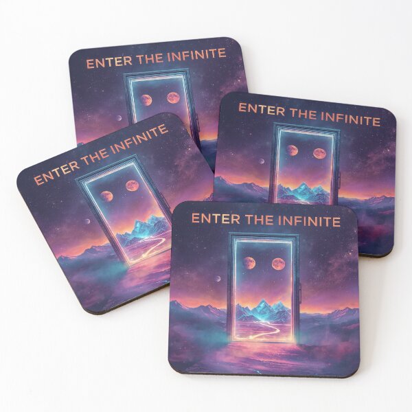 Item preview, Enter the Infinite – Cosmic Portal Dreamscape Surreal Fantasy Art designed and sold by FindYouByZ.