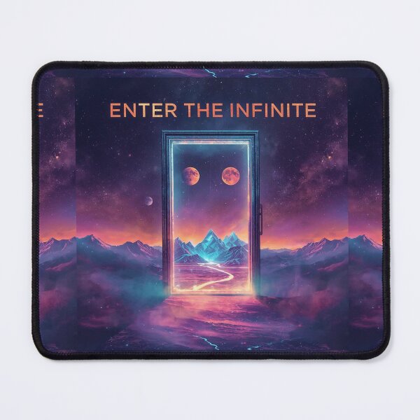 Item preview, Enter the Infinite – Cosmic Portal Dreamscape Surreal Fantasy Art designed and sold by FindYouByZ.