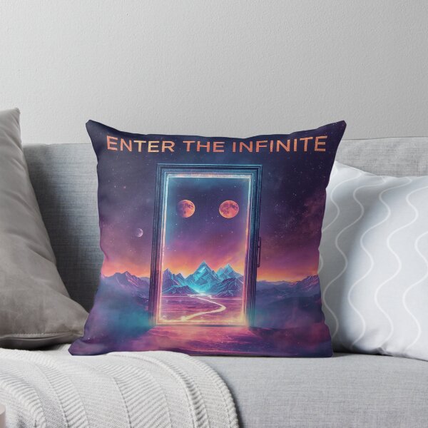 Item preview, Enter the Infinite – Cosmic Portal Dreamscape Surreal Fantasy Art designed and sold by FindYouByZ.