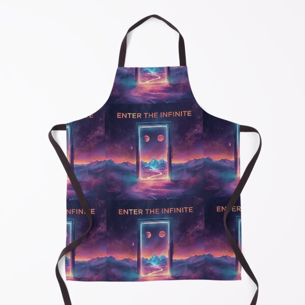 Item preview, Enter the Infinite – Cosmic Portal Dreamscape Surreal Fantasy Art designed and sold by FindYouByZ.