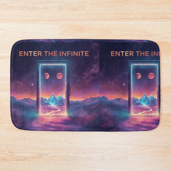 Item preview, Enter the Infinite – Cosmic Portal Dreamscape Surreal Fantasy Art designed and sold by FindYouByZ.