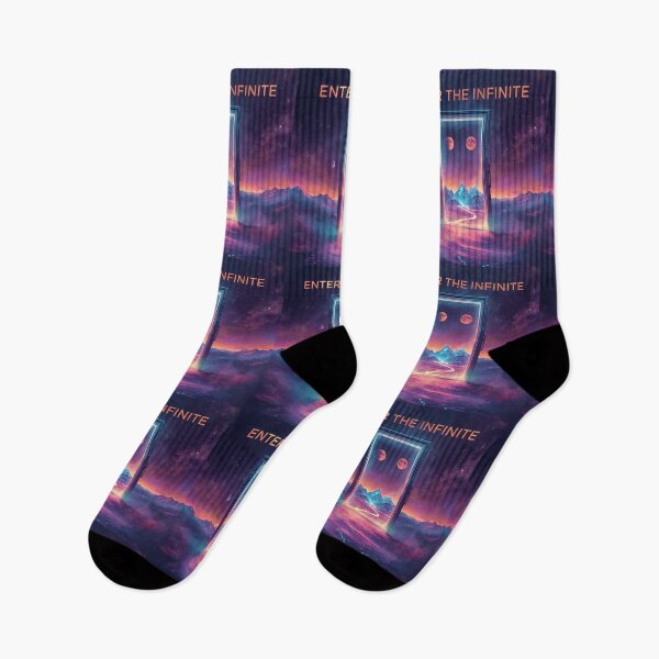 Item preview, Enter the Infinite – Cosmic Portal Dreamscape Surreal Fantasy Art designed and sold by FindYouByZ.