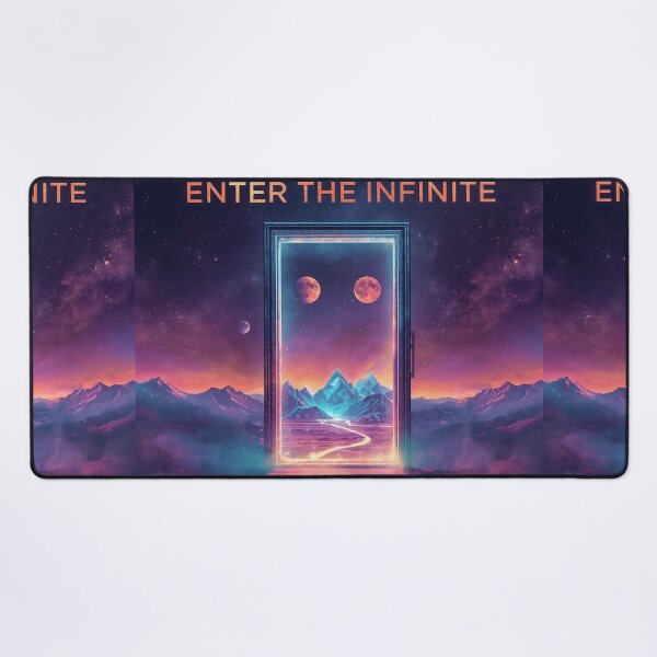 Item preview, Enter the Infinite – Cosmic Portal Dreamscape Surreal Fantasy Art designed and sold by FindYouByZ.