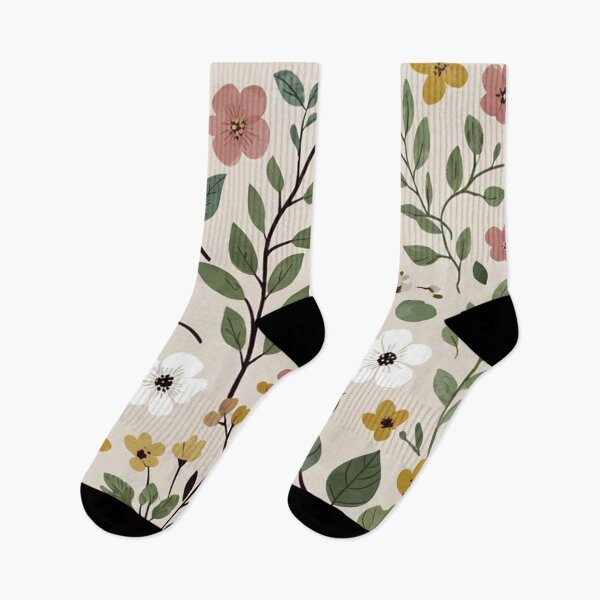 Item preview, Small Wildflowers and Green Leaves designed and sold by SassyArtistry.