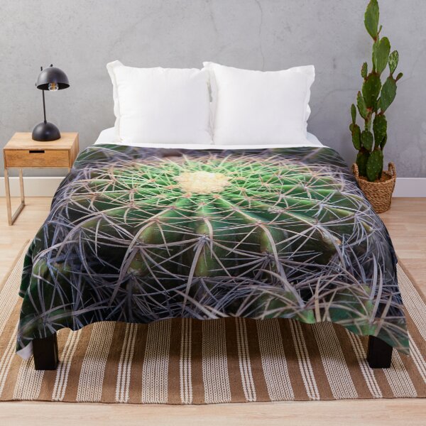 Item preview, Group of Golden Barrel Cacti with Sharp Spines Pattern designed and sold by LRPhotoart.