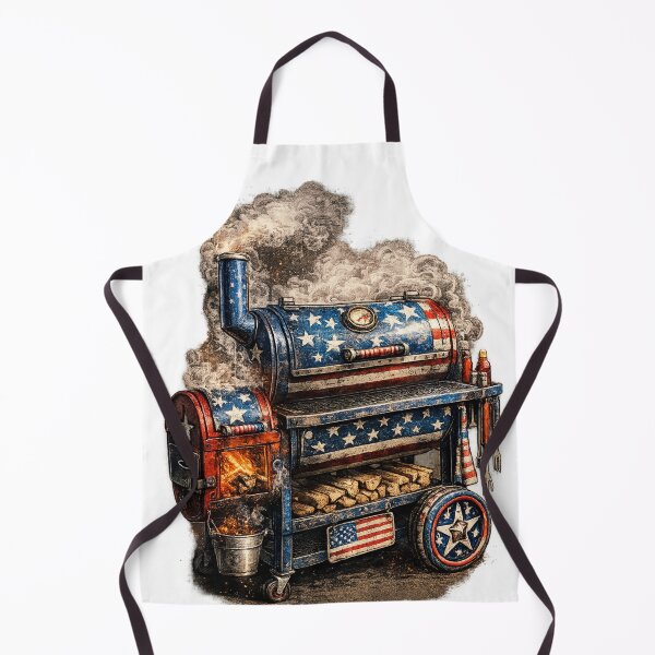 Item preview, USA BBQ Smoker designed and sold by Teez2Plz.