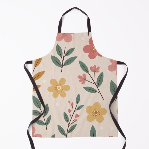 Item preview, Pink and Yellow Flowers Beige Background designed and sold by SassyArtistry.