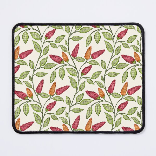 Item preview, Celosia Argentea Pattern: Colorful Botanical Elegance designed and sold by Nekogobido.