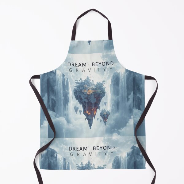 Item preview, Dream Beyond Gravity – Floating Islands Dreamscape Surreal Art Text Version designed and sold by FindYouByZ.
