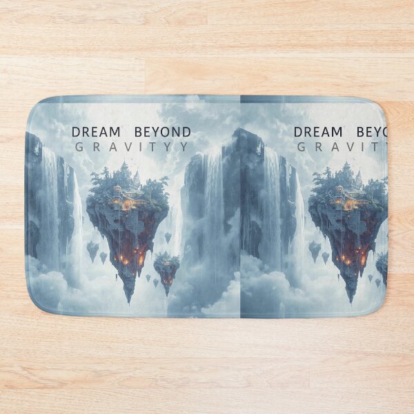 Item preview, Dream Beyond Gravity – Floating Islands Dreamscape Surreal Art Text Version designed and sold by FindYouByZ.